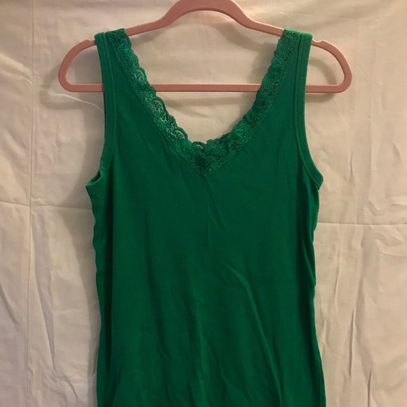 Addition Elle Green Tank Top Size 1X - Picture 1 of 2